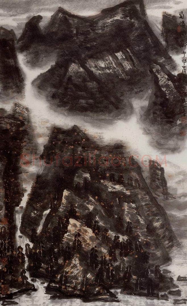 2004年 李宝林 《西疆神采》 书画作品