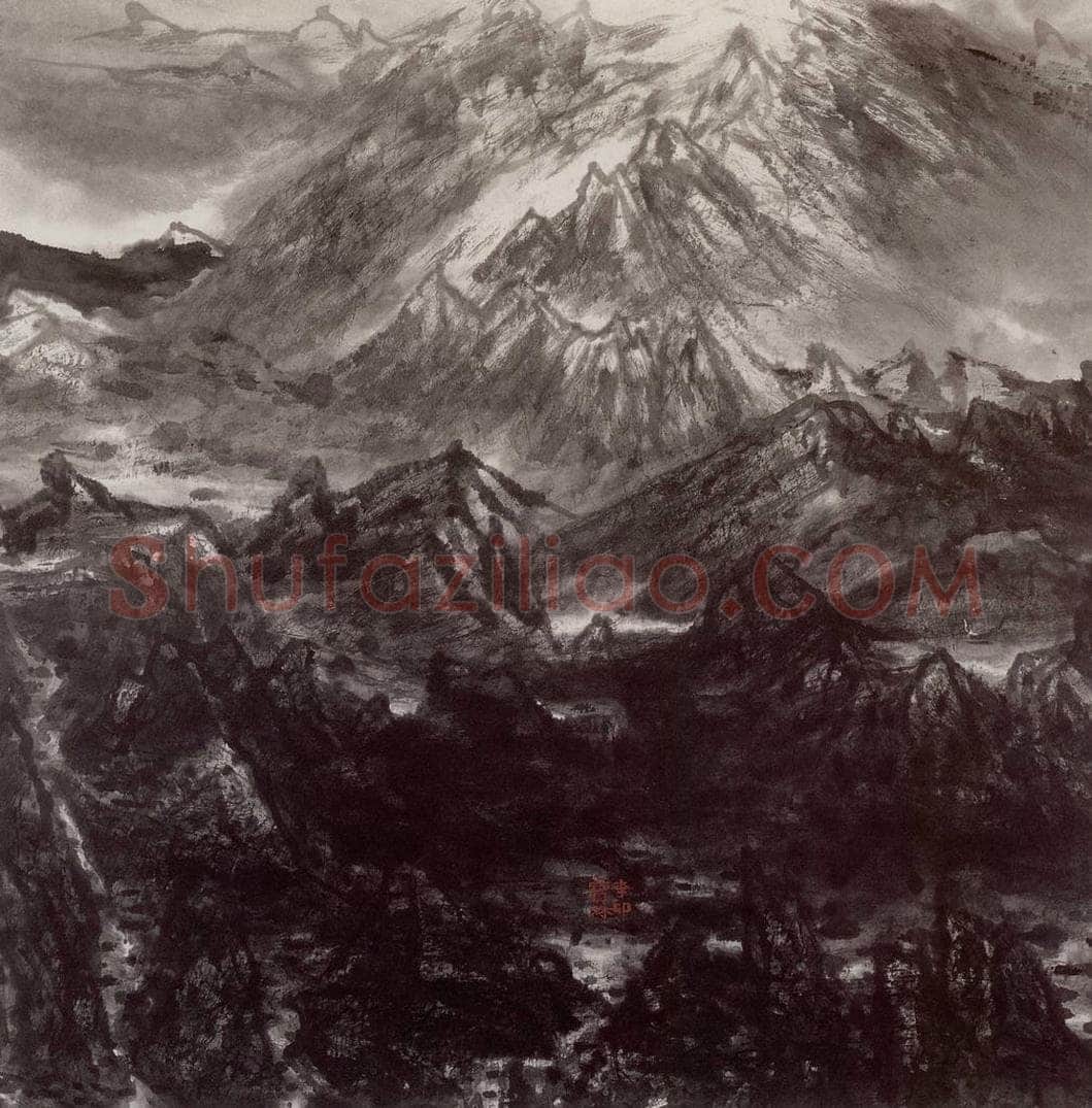 2001年 李宝林 《西疆风骨》 书画作品