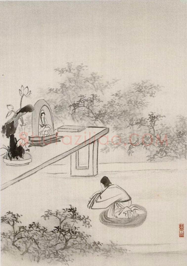 近现代 陈少梅 《观音图册》 书画作品