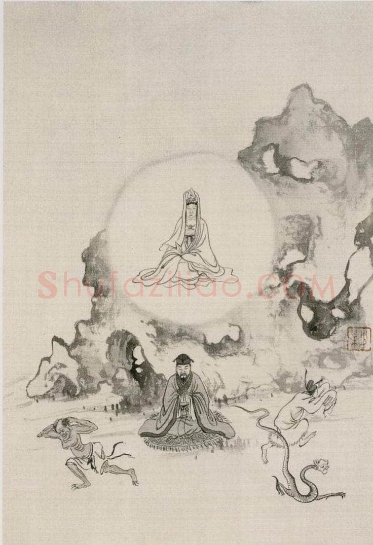 近现代 陈少梅 《观音图册》 书画作品