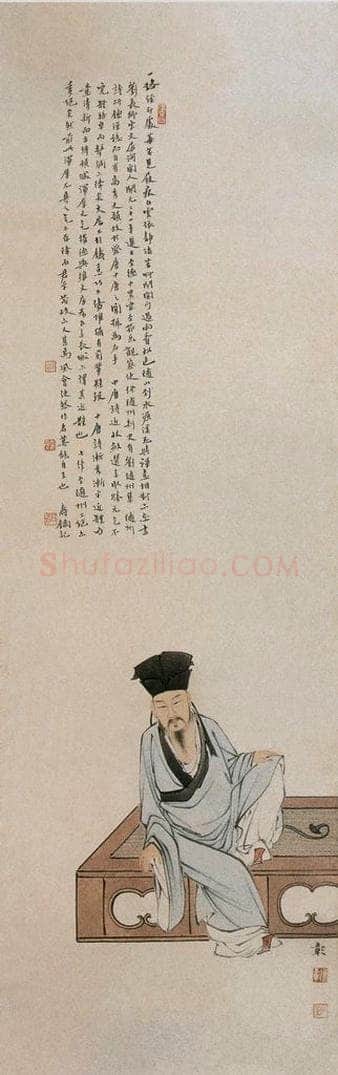 近现代 陈少梅 《古代人物条屏》 书画作品