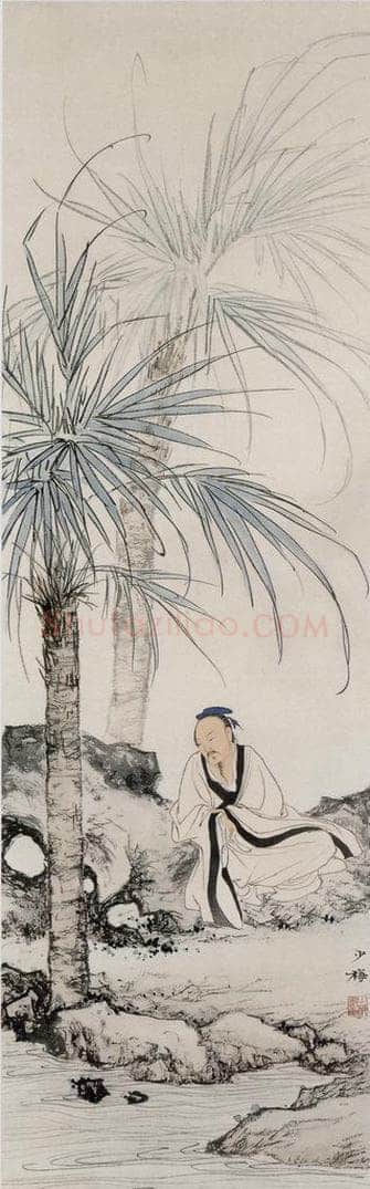 近现代 陈少梅 《四条屏》 书画作品