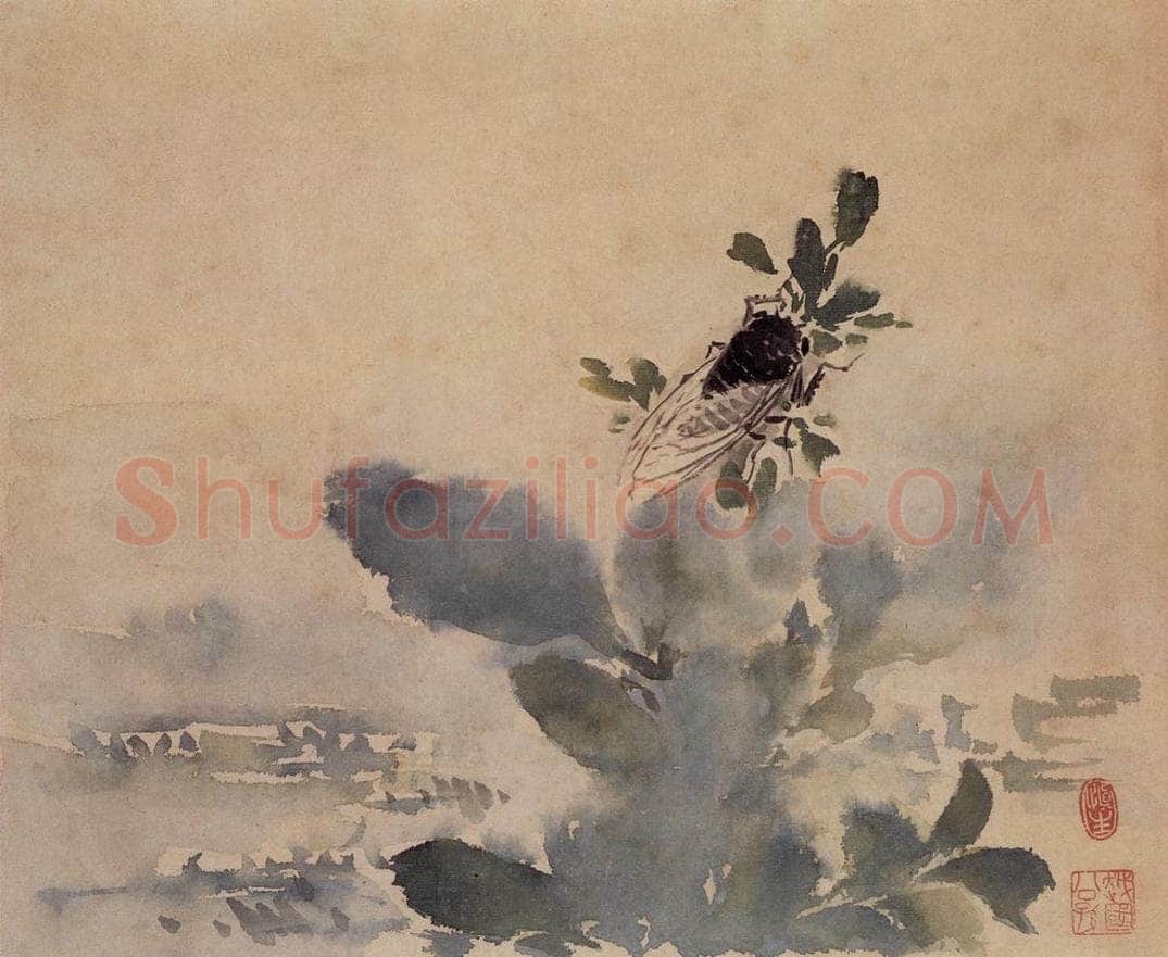 1940年 汪慎生 临孙隆花鸟册页 书画作品