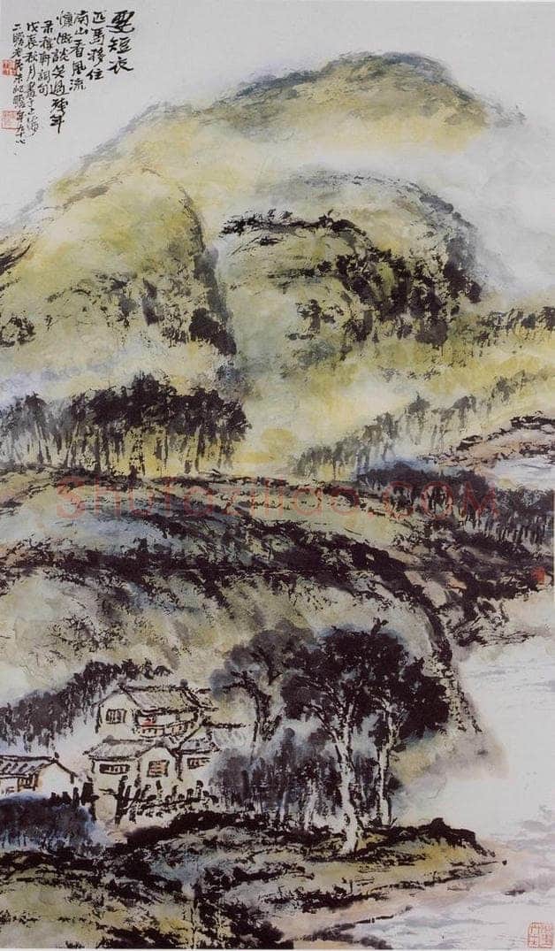 1988年 朱屺瞻 《短衣匹马》 书画作品