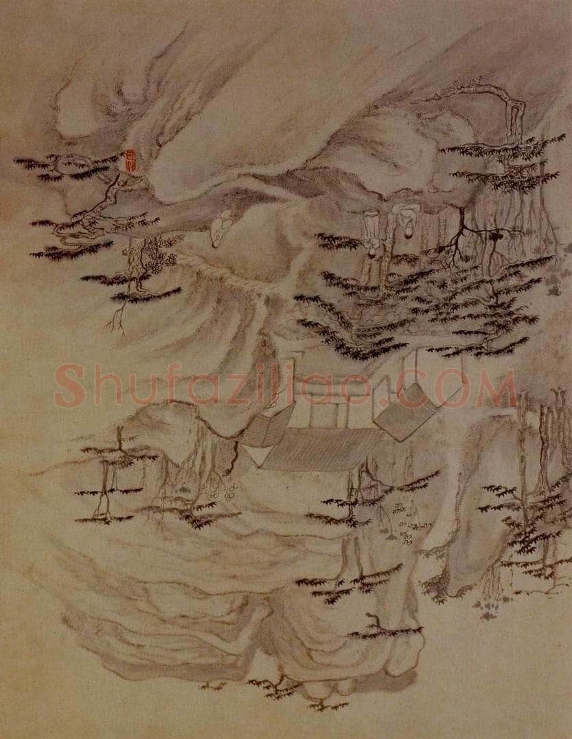 明末清初 石涛 黄山图册21开 书画作品