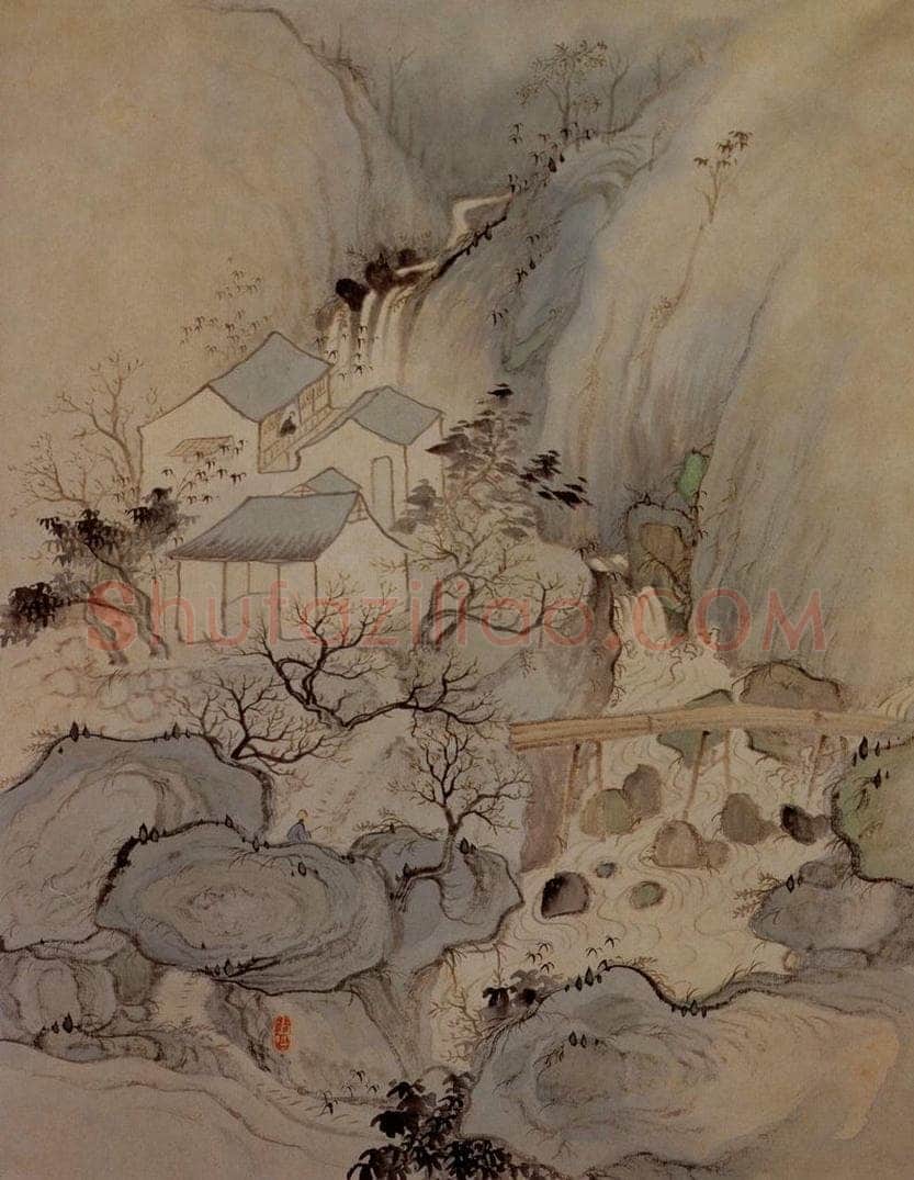 明末清初 石涛 黄山图册21开 书画作品