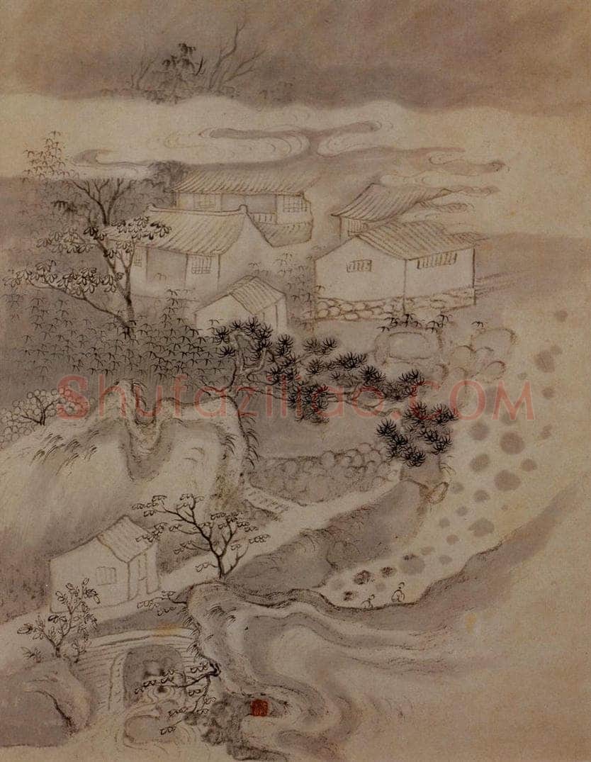明末清初 石涛 黄山图册21开 书画作品