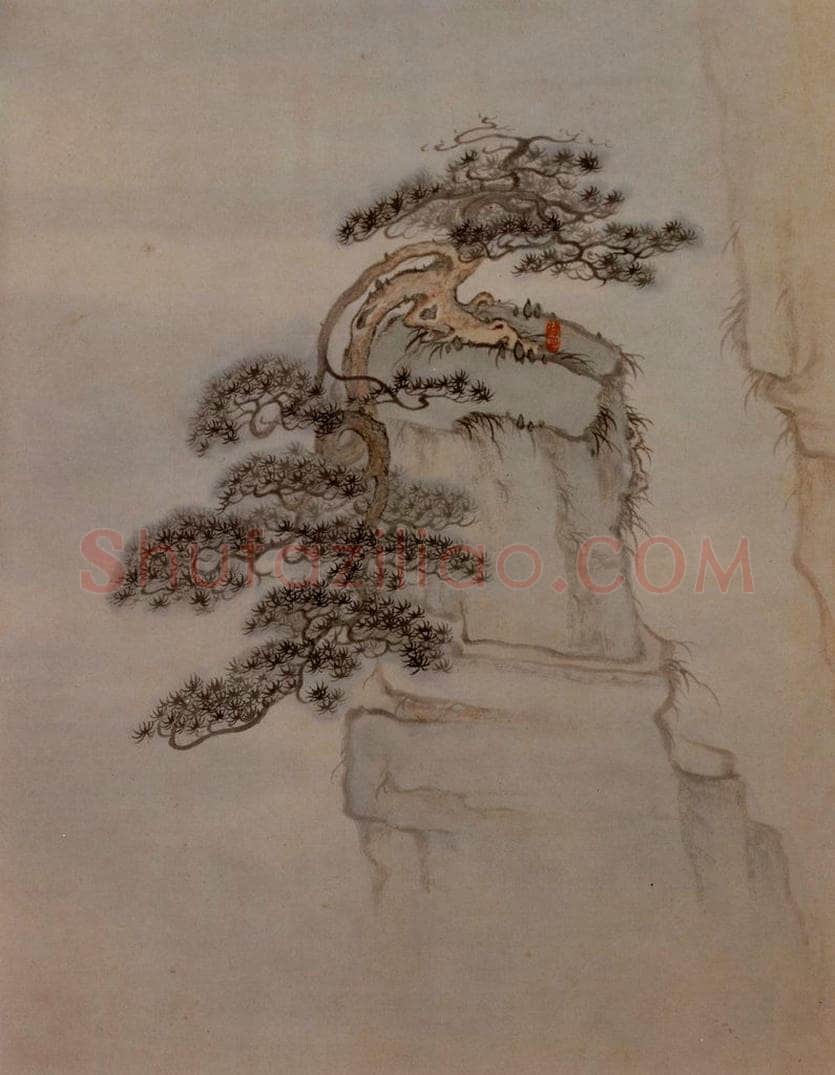 明末清初 石涛 黄山图册21开 书画作品