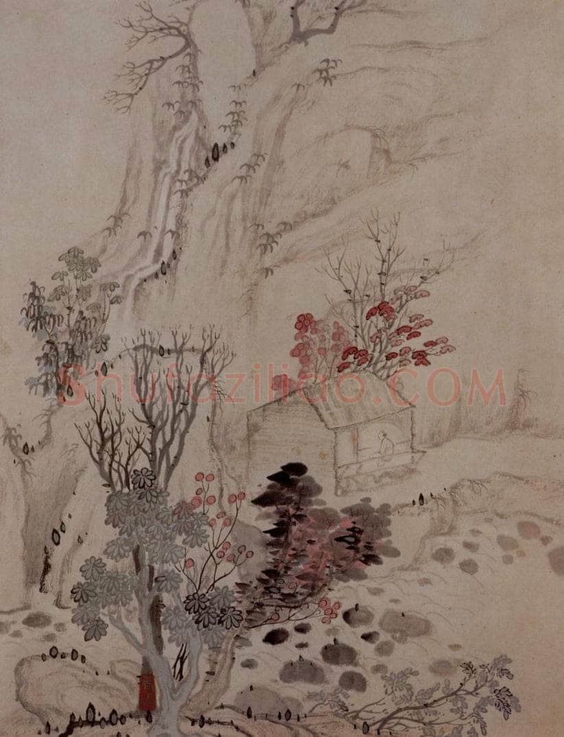 明末清初 石涛 黄山图册21开 书画作品
