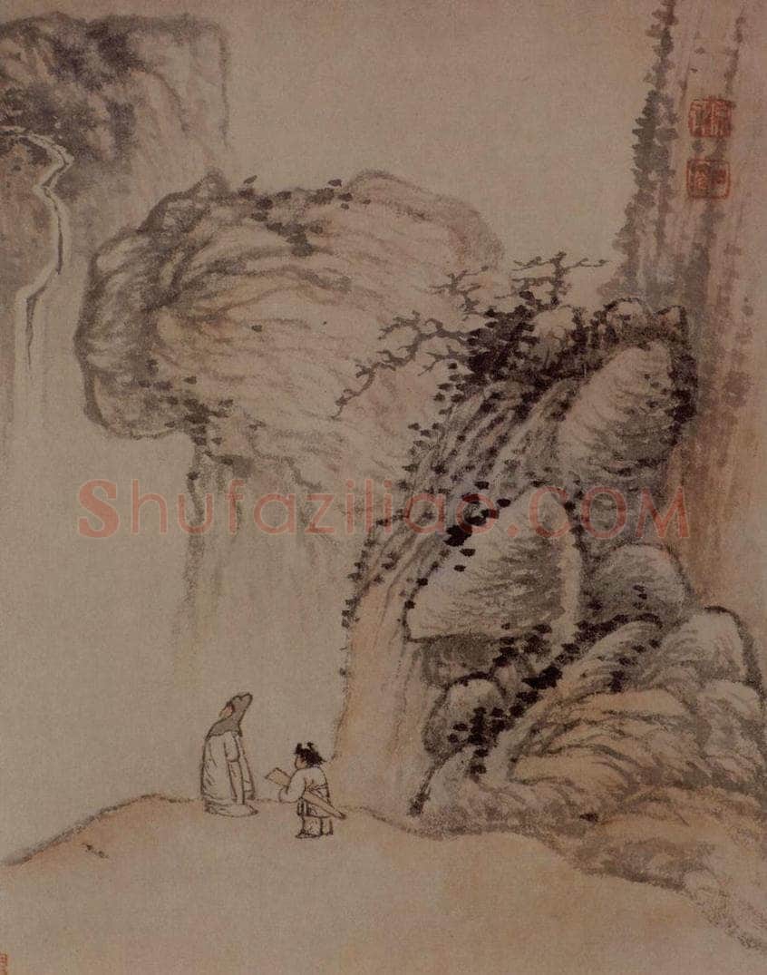明末清初 石涛 山水10开 书画作品