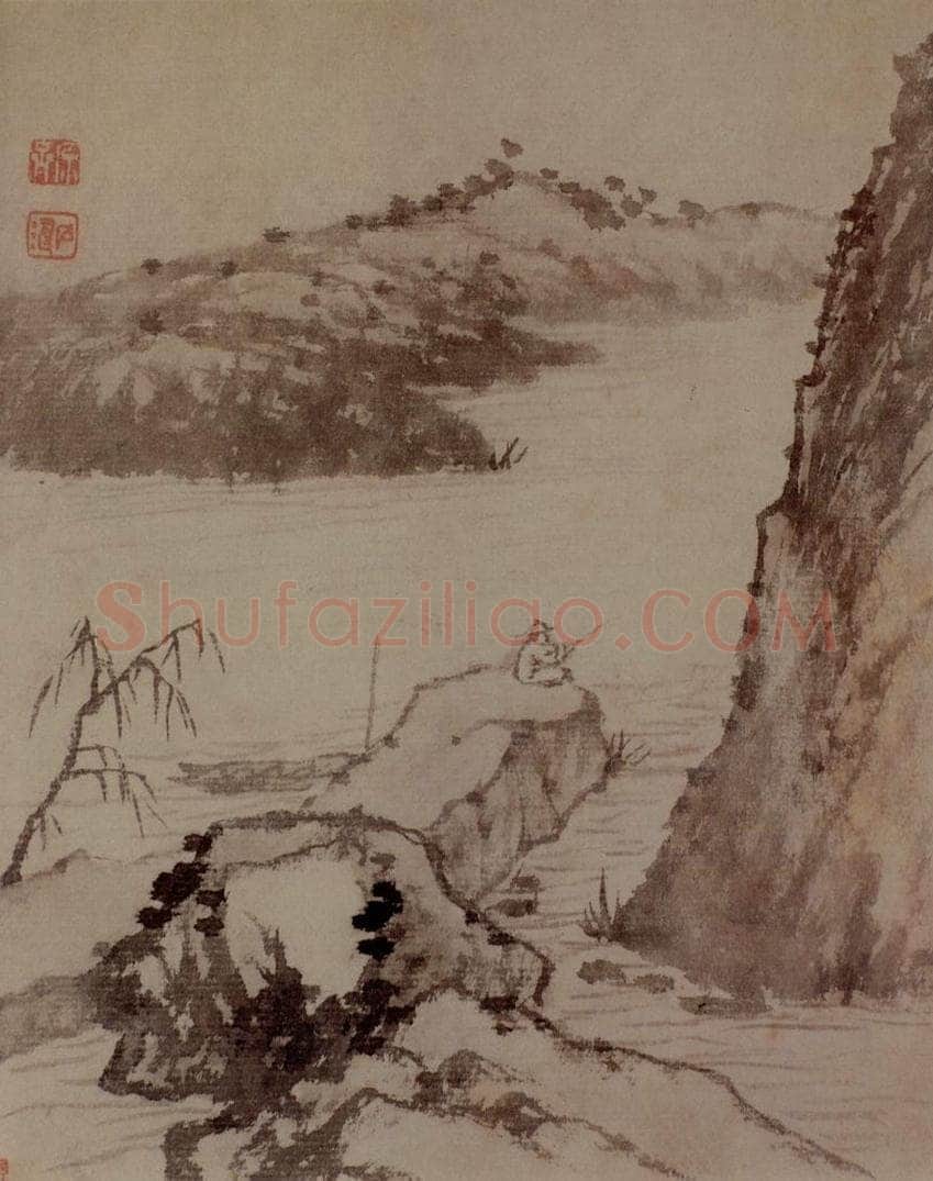 明末清初 石涛 山水10开 书画作品