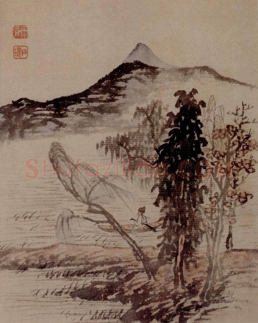 明末清初 石涛 山水10开 书画作品