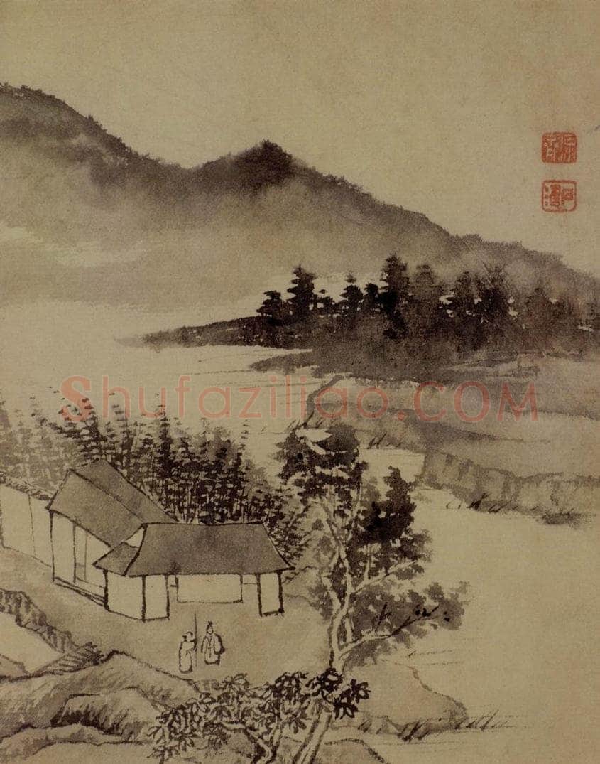 明末清初 石涛 山水10开 书画作品