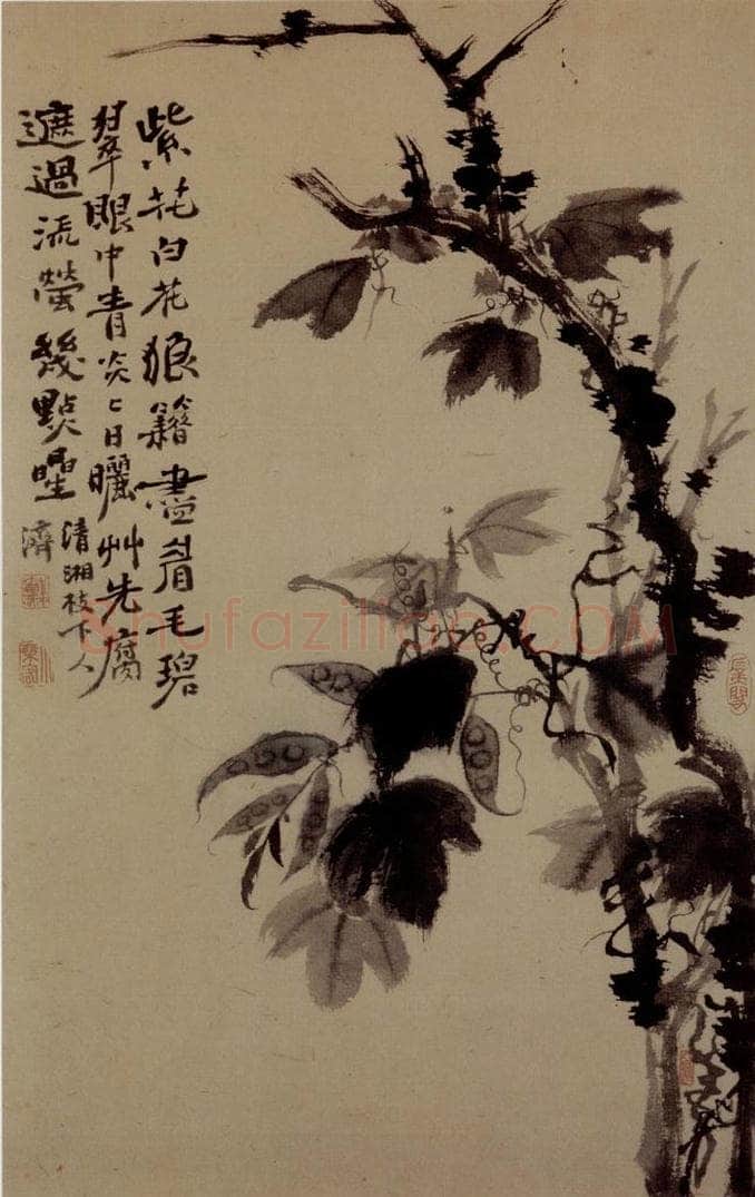 明末清初 石涛 山水花卉8开 书画作品