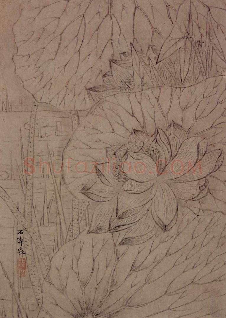 明末清初 石涛 山水花卉册 书画作品