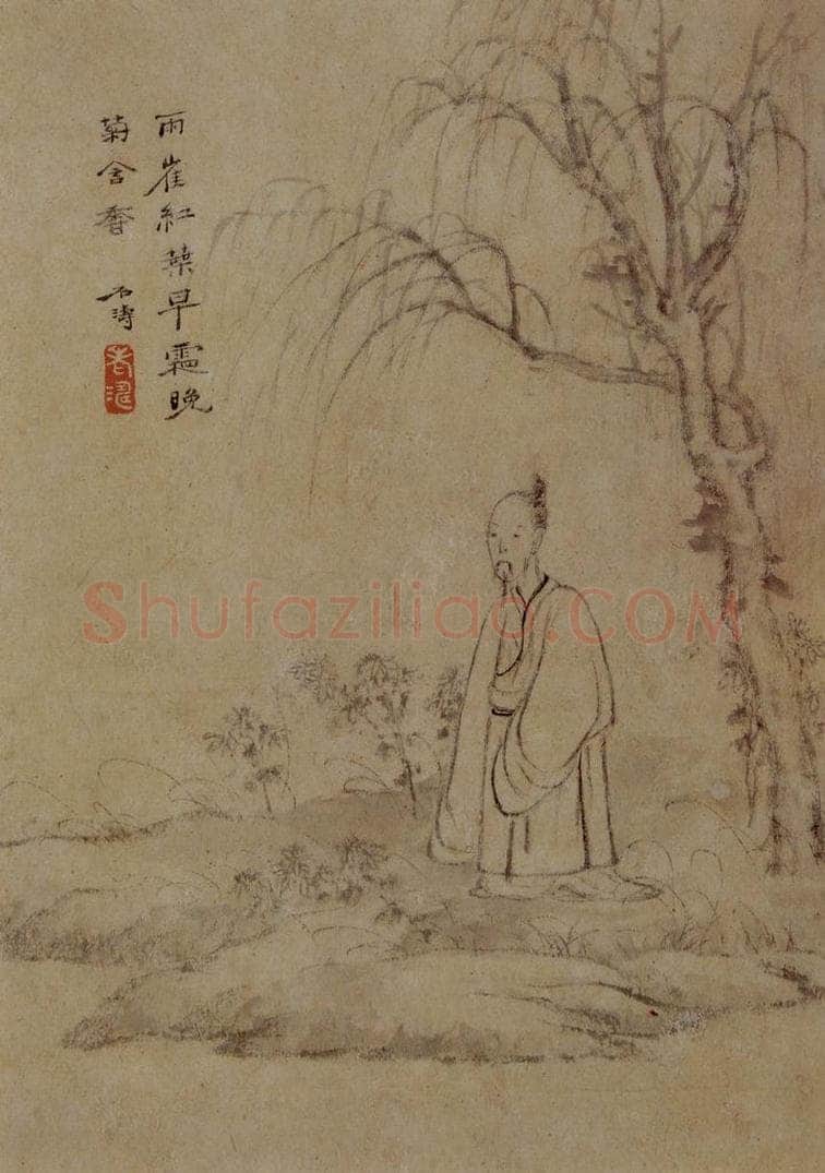 明末清初 石涛 山水花卉册 书画作品