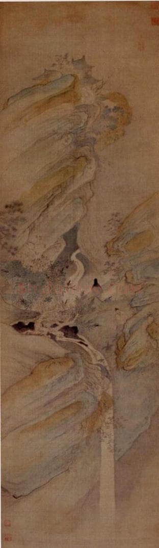 明末清初 石涛 十二条屏 书画作品