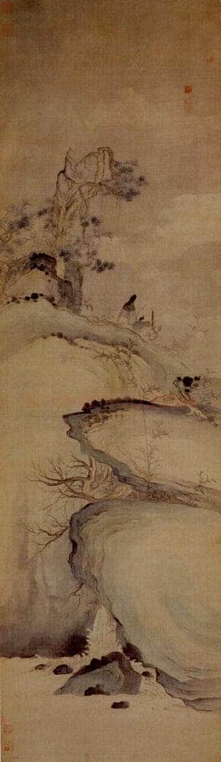 明末清初 石涛 十二条屏 书画作品