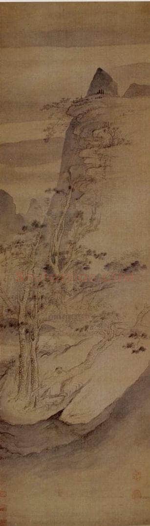 明末清初 石涛 十二条屏 书画作品