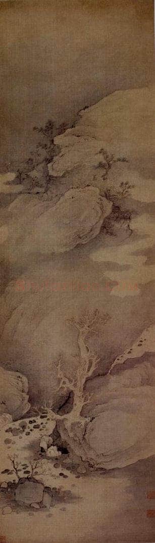 明末清初 石涛 十二条屏 书画作品