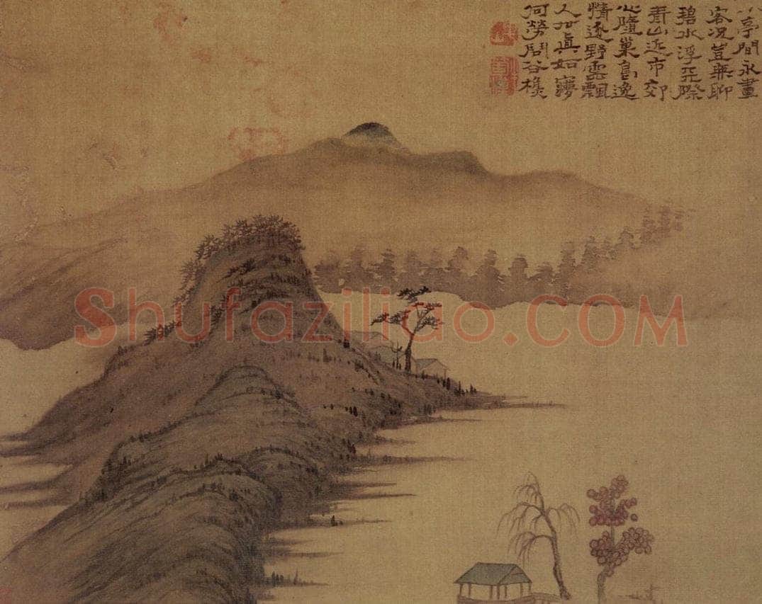 1695年 石涛 《山水册8开》 书画作品