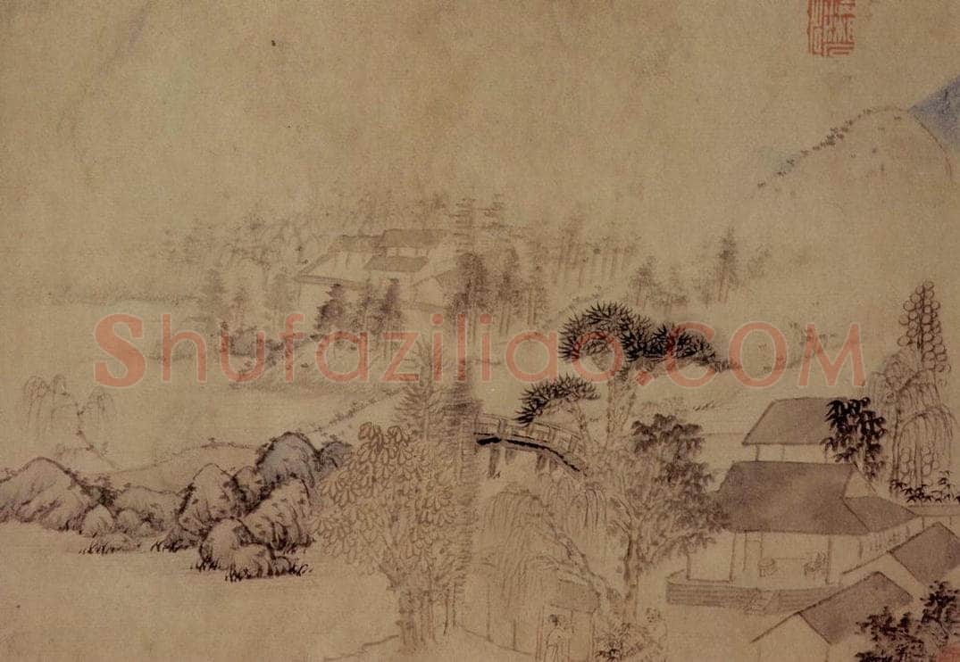 1695年 石涛 《山水册8开》 书画作品