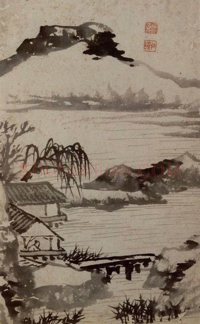 1698年 石涛 《山水册》 书画作品