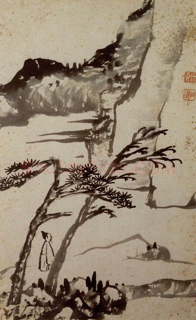 1698年 石涛 《山水册》 书画作品