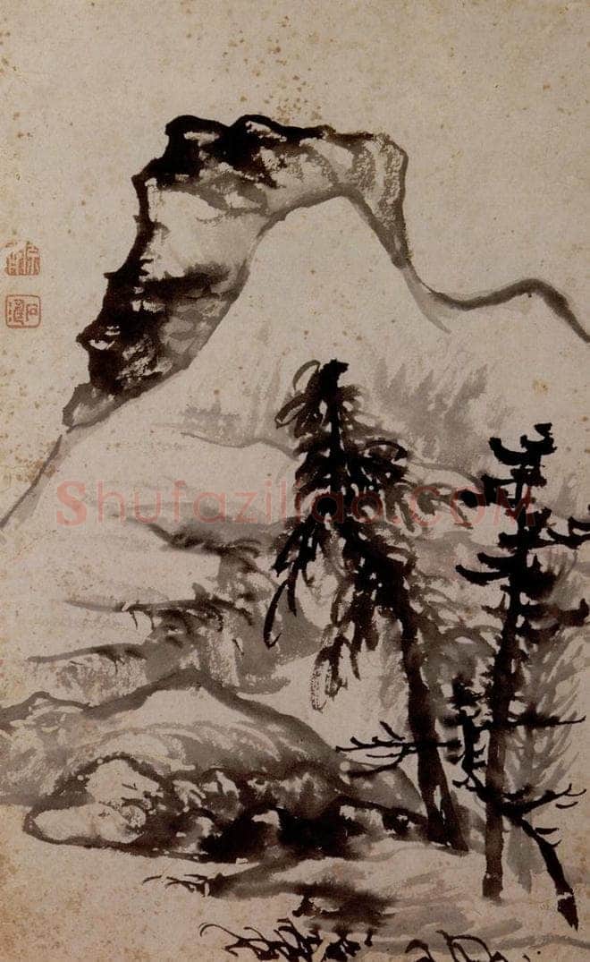 1698年 石涛 《山水册》 书画作品