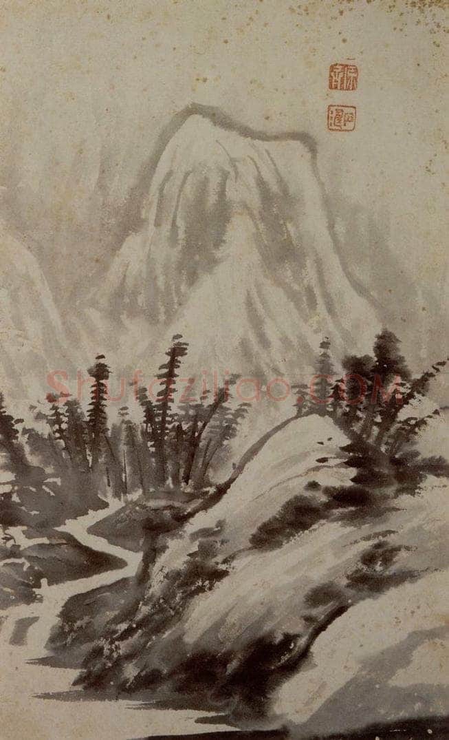 1698年 石涛 《山水册》 书画作品