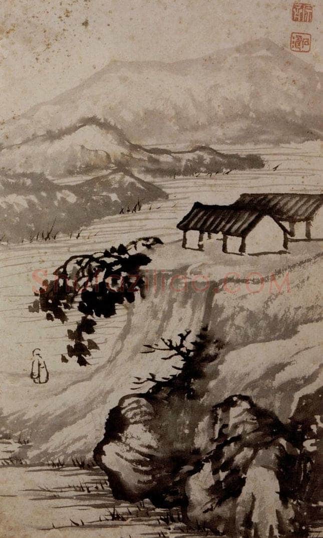 1698年 石涛 《山水册》 书画作品