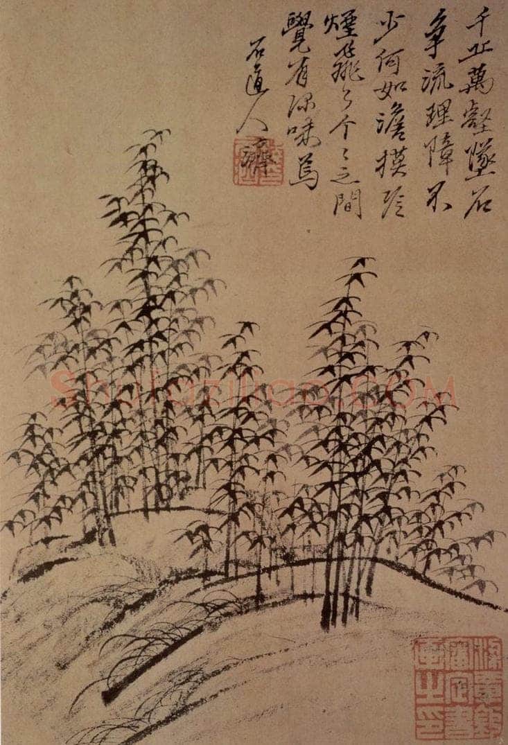  石涛 《山水册》 书画作品