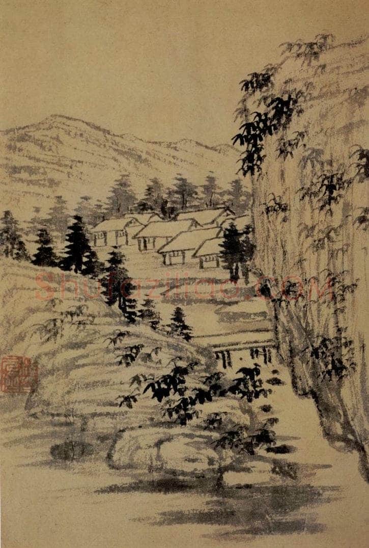 石涛 《山水册》 书画作品