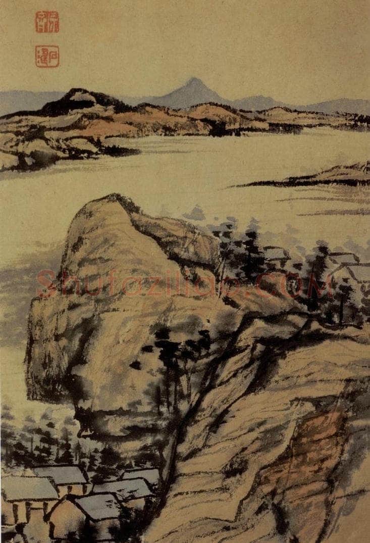  石涛 《山水册》 书画作品