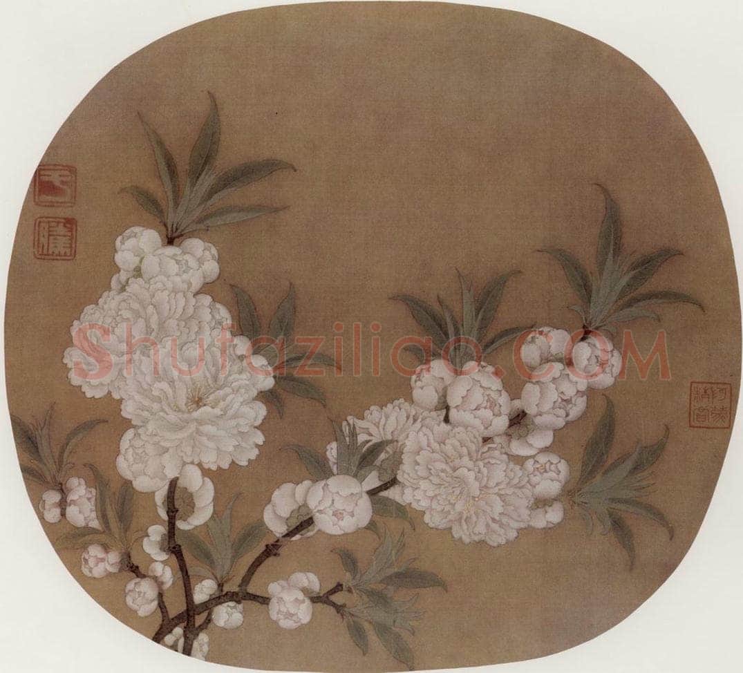 南宋  碧桃图 书画作品