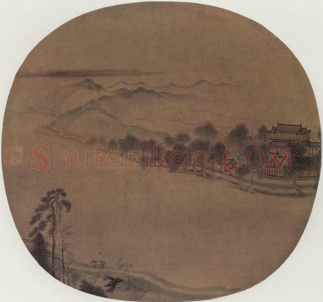 南宋 陈清波 湖山春晓图 书画作品