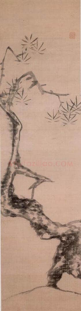清 朱耷 《花鸟屏》 书画作品