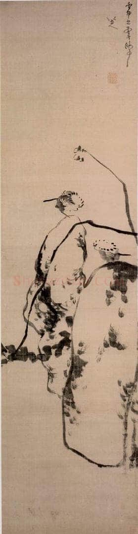 清 朱耷 《花鸟屏》 书画作品