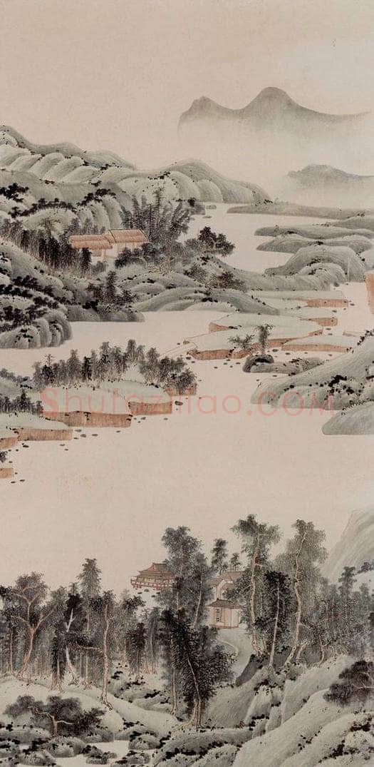 1951年 谢稚柳 《通景屏》 书画作品