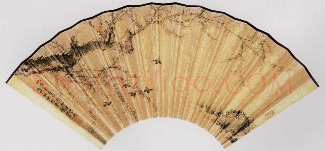 五十年代中期 谢稚柳 《池塘春晓图》 书画作品