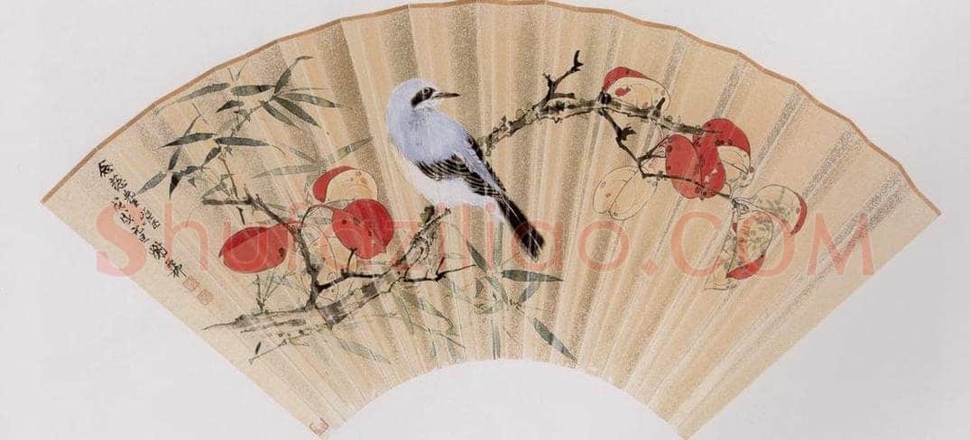 1958年 谢稚柳 《花鸟图》 书画作品
