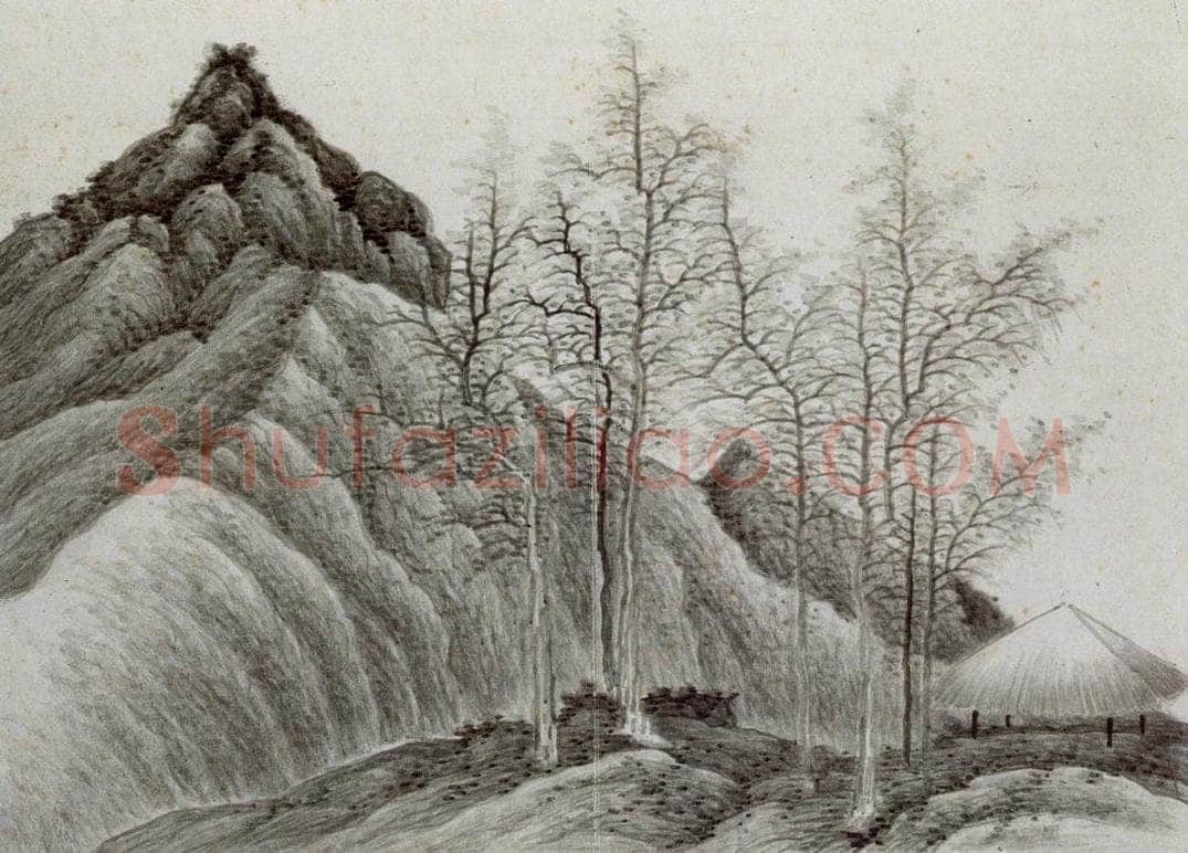清 龚贤 《自藏山水册》 书画作品