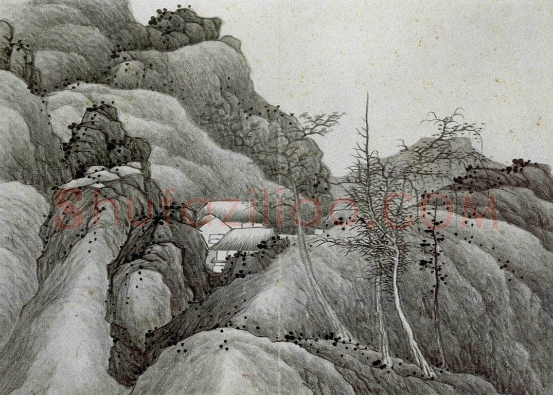 清 龚贤 《自藏山水册》 书画作品