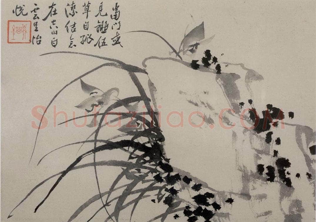 清 张嘉谟 《籣石图册》 书画作品