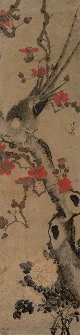 清 李肇榜 《花鸟图屏》 书画作品