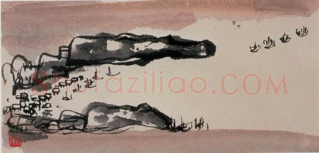 清 黄般若 《香江野趣图册》 书画作品