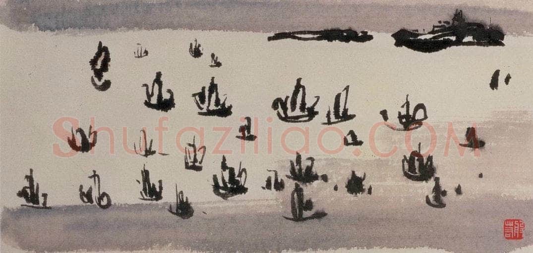 清 黄般若 《香江野趣图册》 书画作品