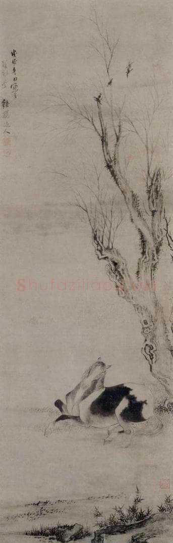 清 张穆 《马图抽》 书画作品