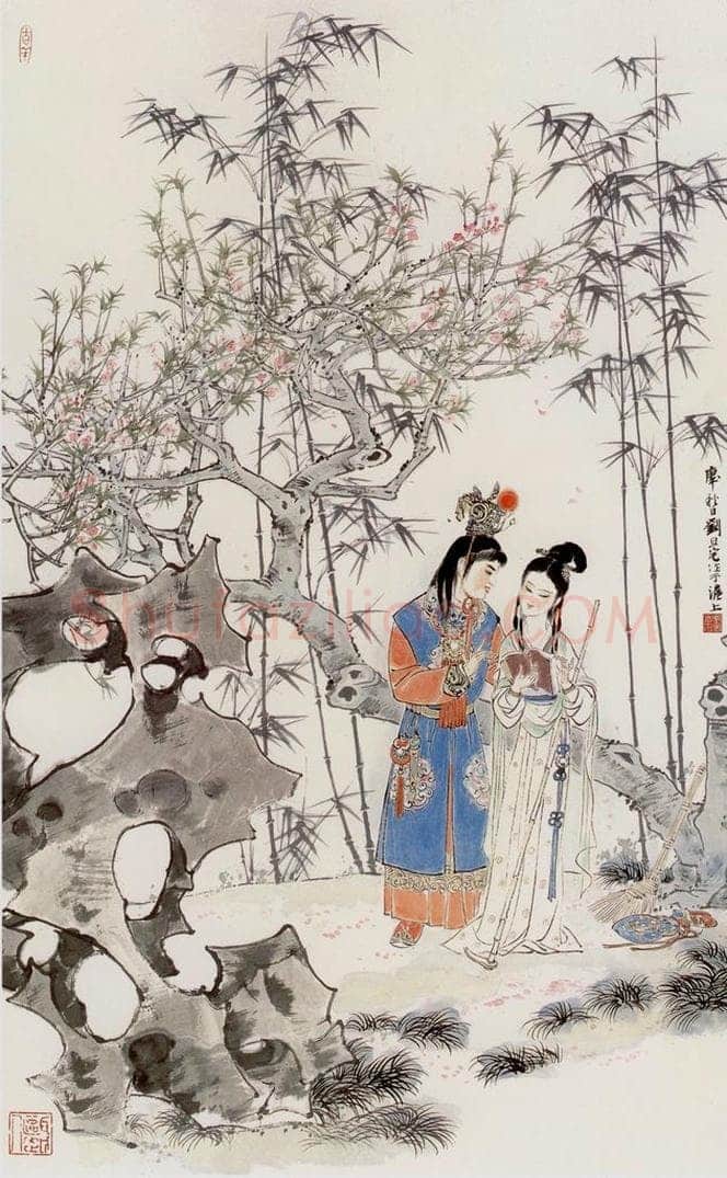  刘旦宅 红楼故事 书画作品