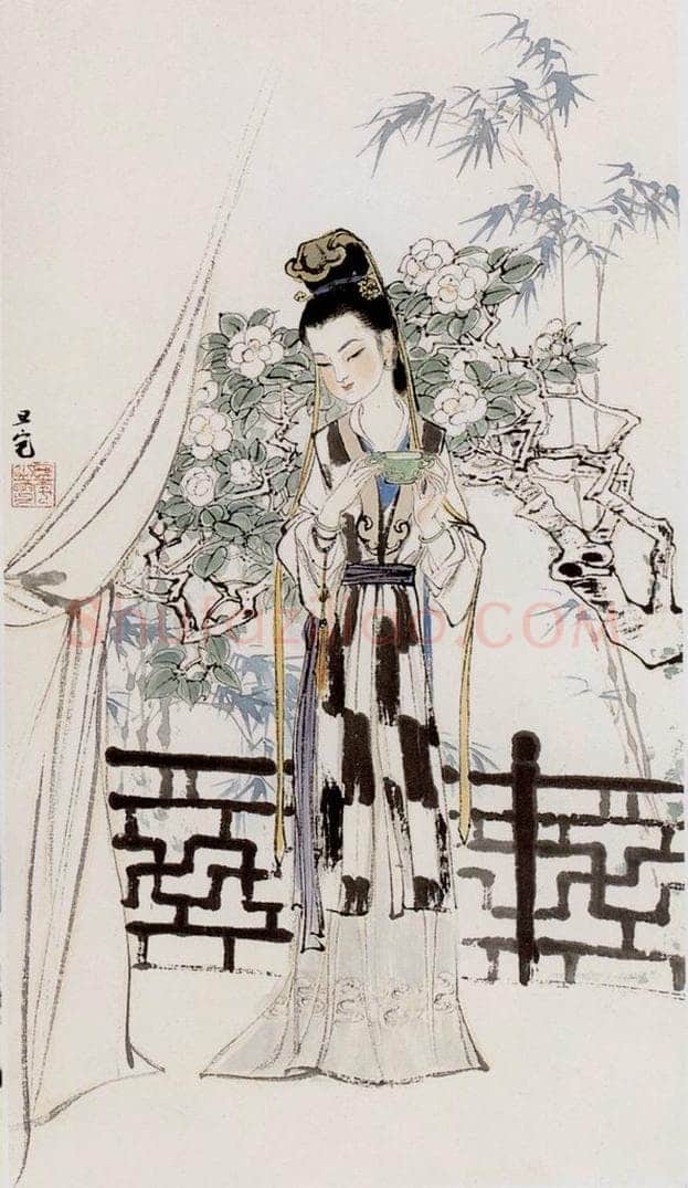  刘旦宅 金陵十二钗十二屏 书画作品